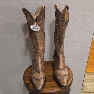 Botas Jaca Brown Heeled Boots